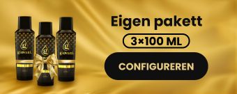 Eigen pakket 3 x 100 ml
