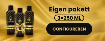 Eigen pakket 3 x 250 ml