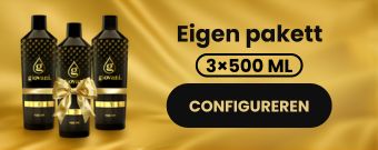 Eigen pakket 3 x 500 ml