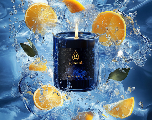Aromatische kaars Giovani PASSION BLUE