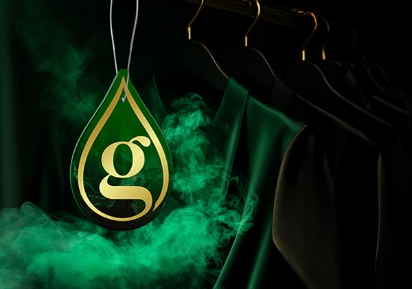 Giovani METALLIC GREEN Geurhanger voor kledingkast